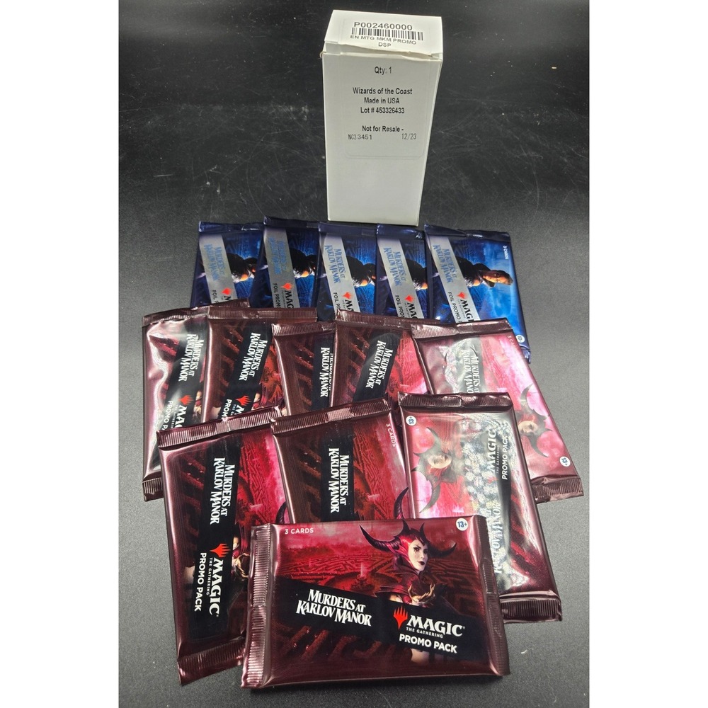 Magic The Gathering Murders at Karlov Manor Promo Pack Lot 14ct Foil & Standard